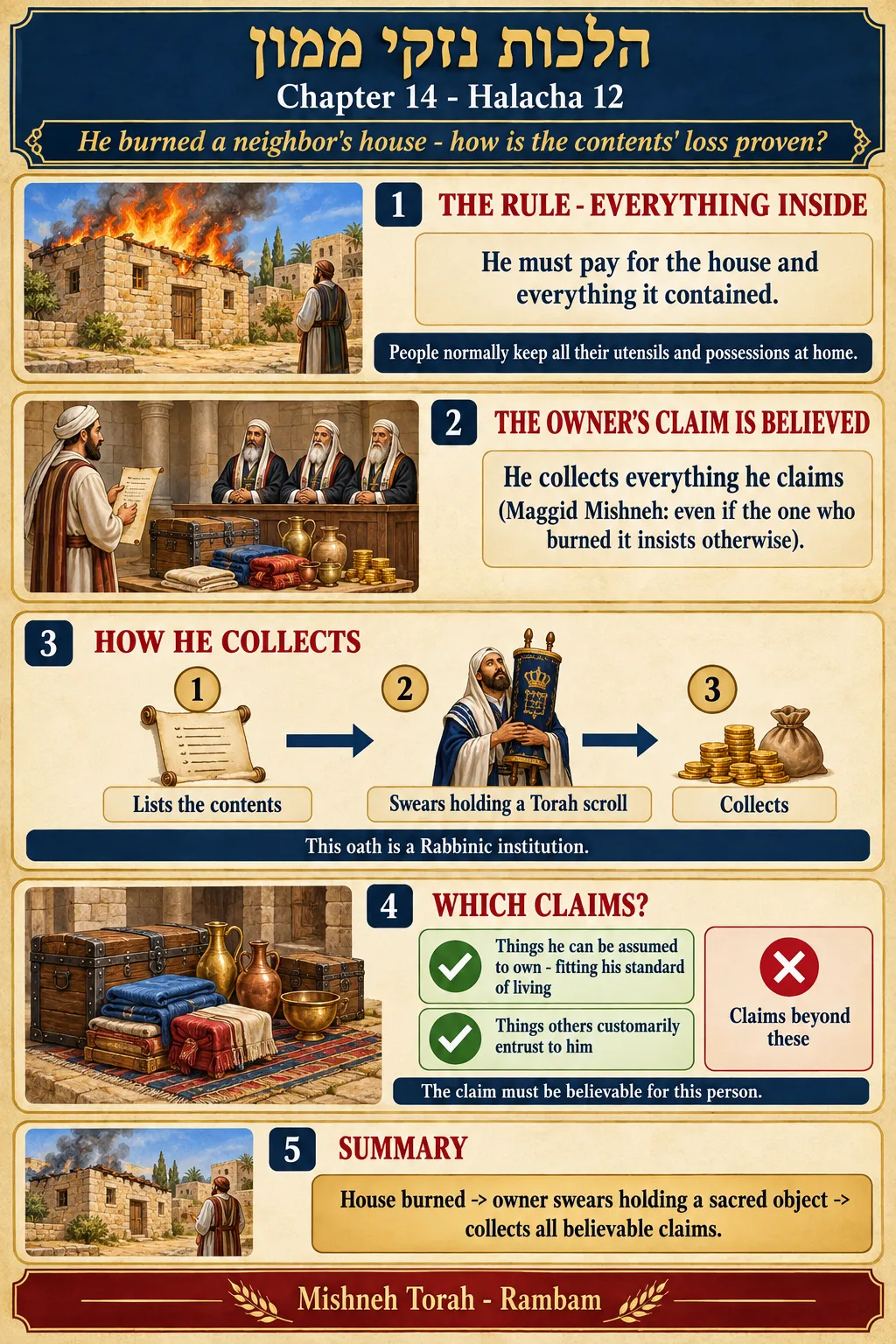 Infographic for halacha 14:12