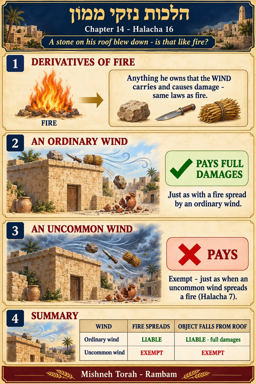 Infographic for halacha 14:16