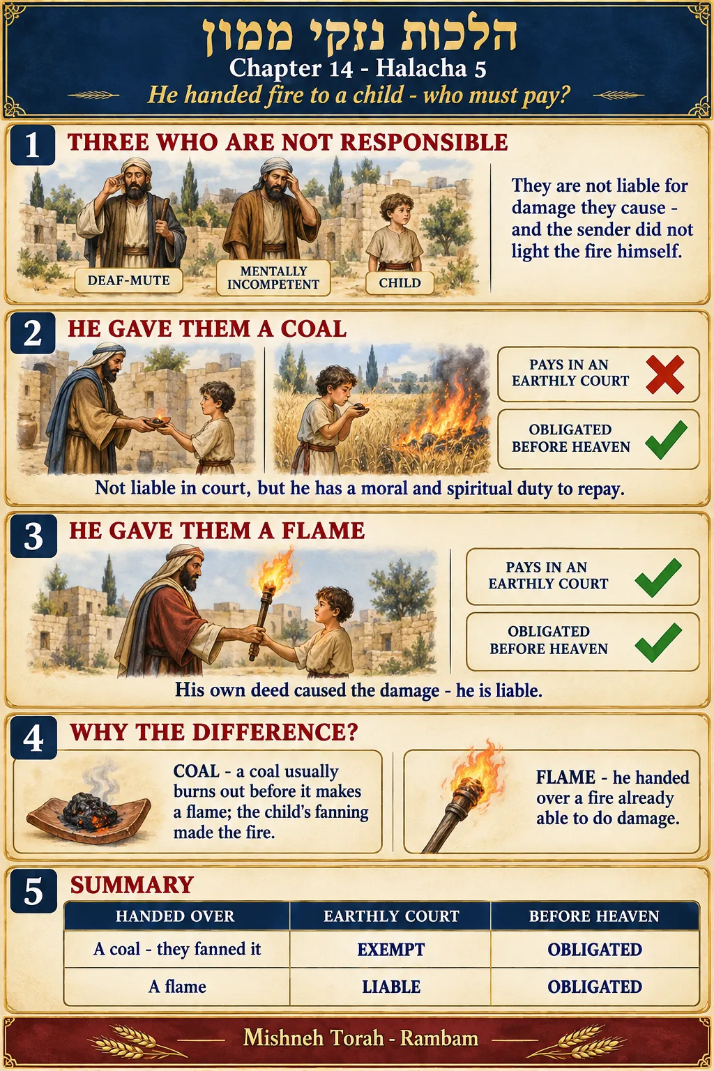 Infographic for halacha 14:5