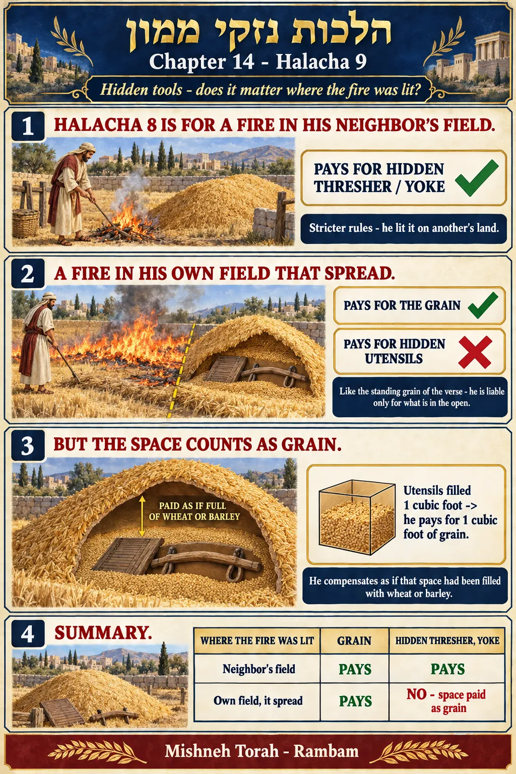 Infographic for halacha 14:9