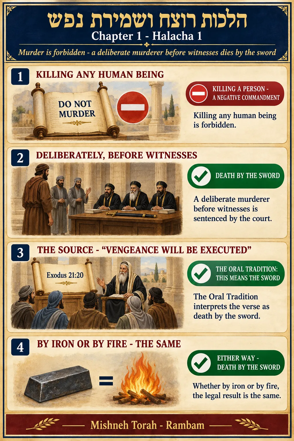 Infographic for halacha 1:1