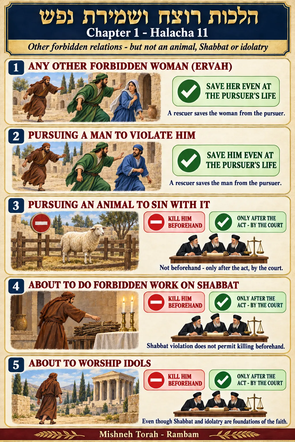 Infographic for halacha 1:11