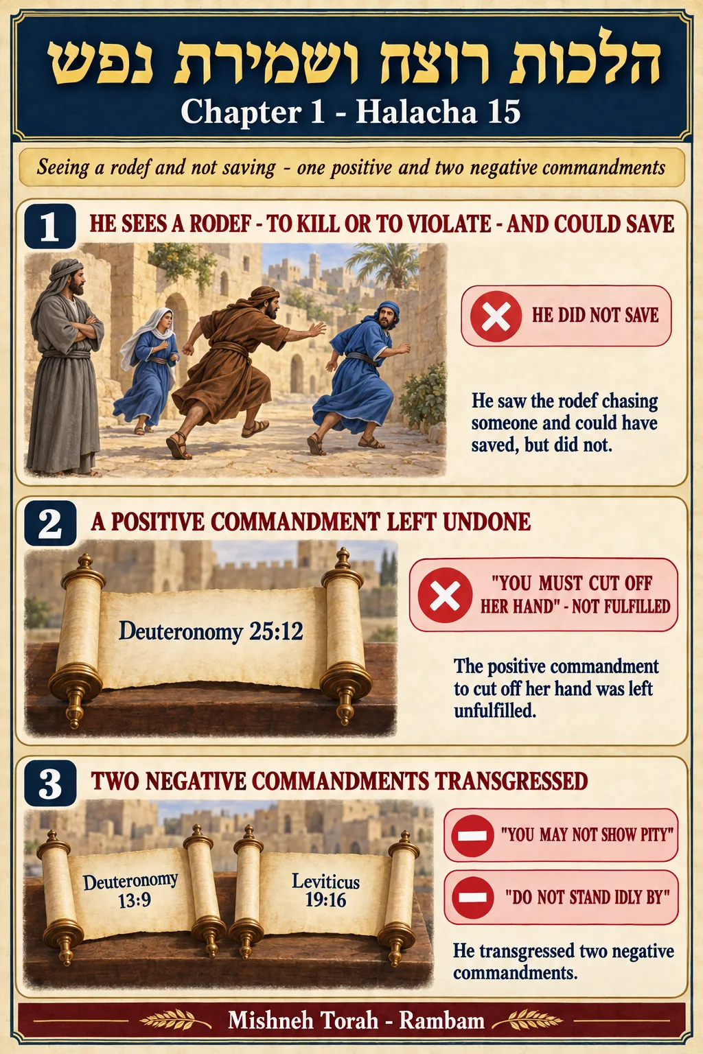 Infographic for halacha 1:15