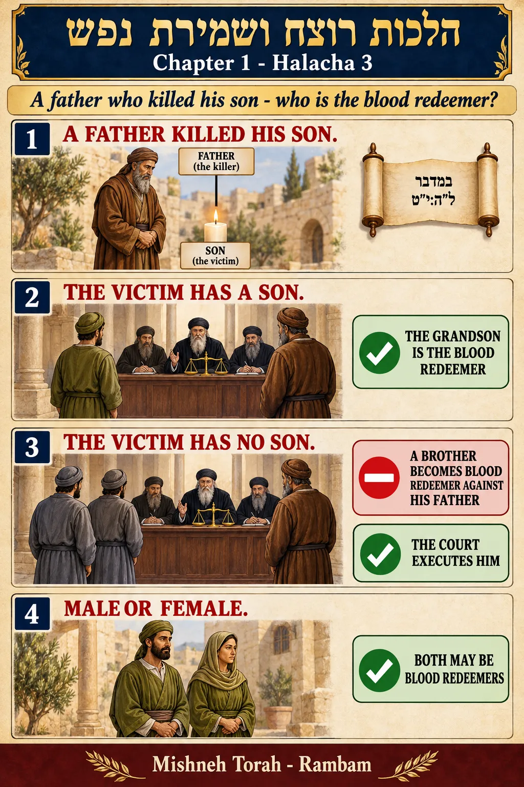 Infographic for halacha 1:3