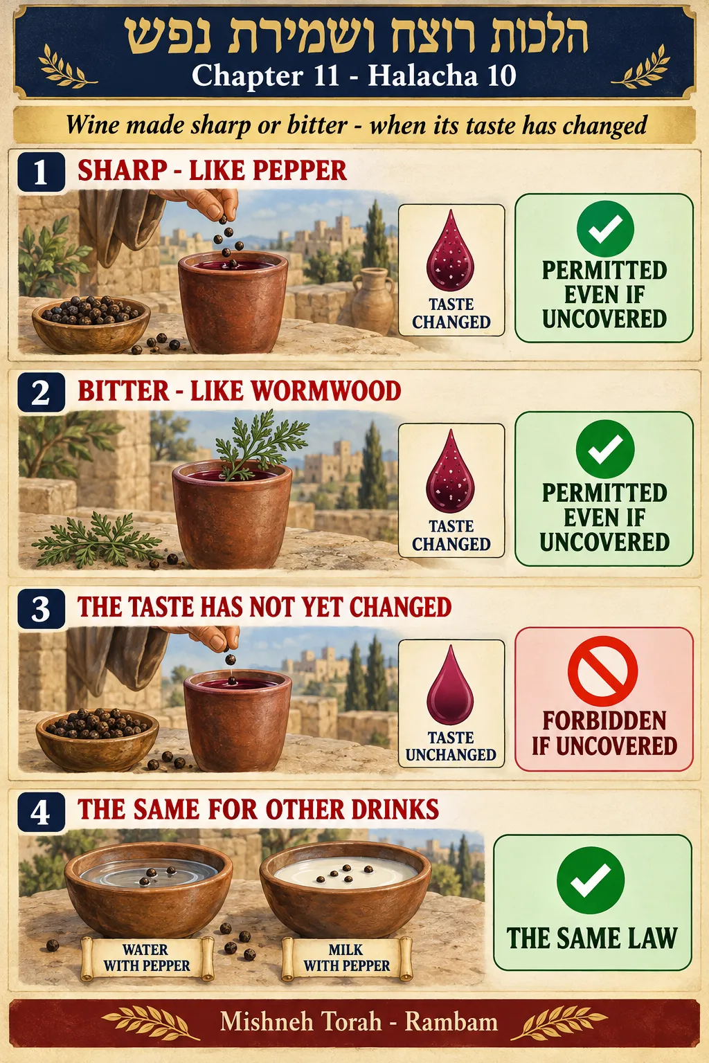 Infographic for halacha 11:10