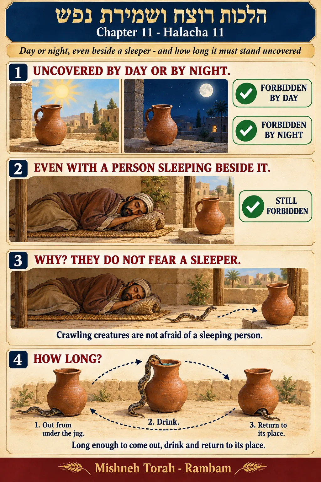 Infographic for halacha 11:11