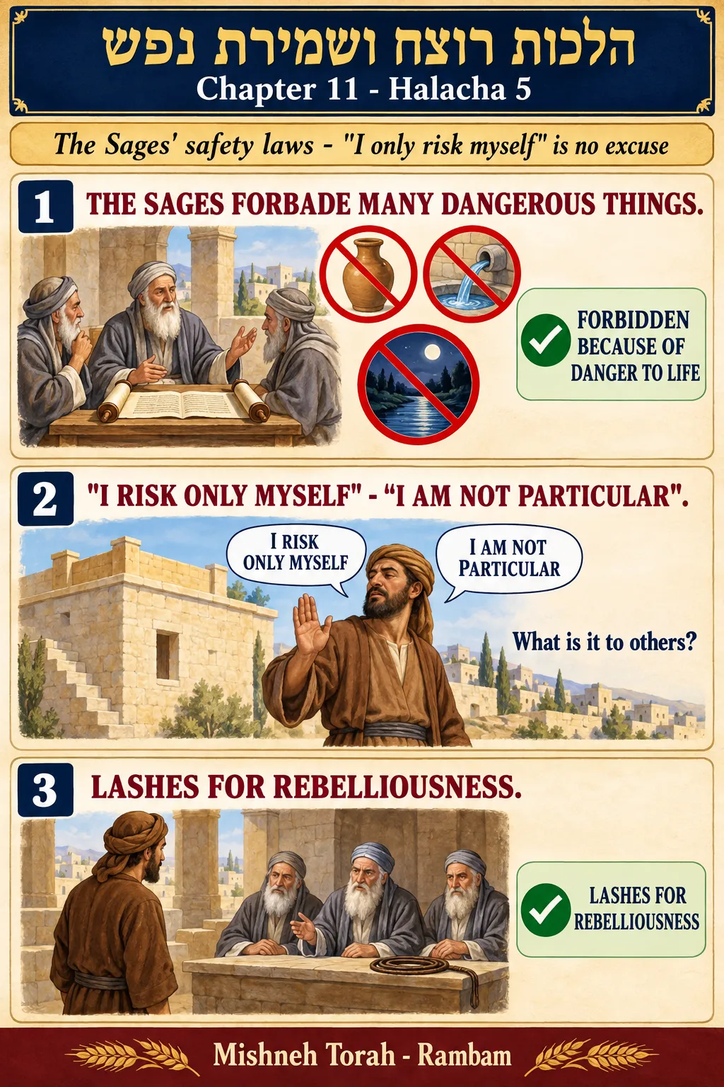 Infographic for halacha 11:5