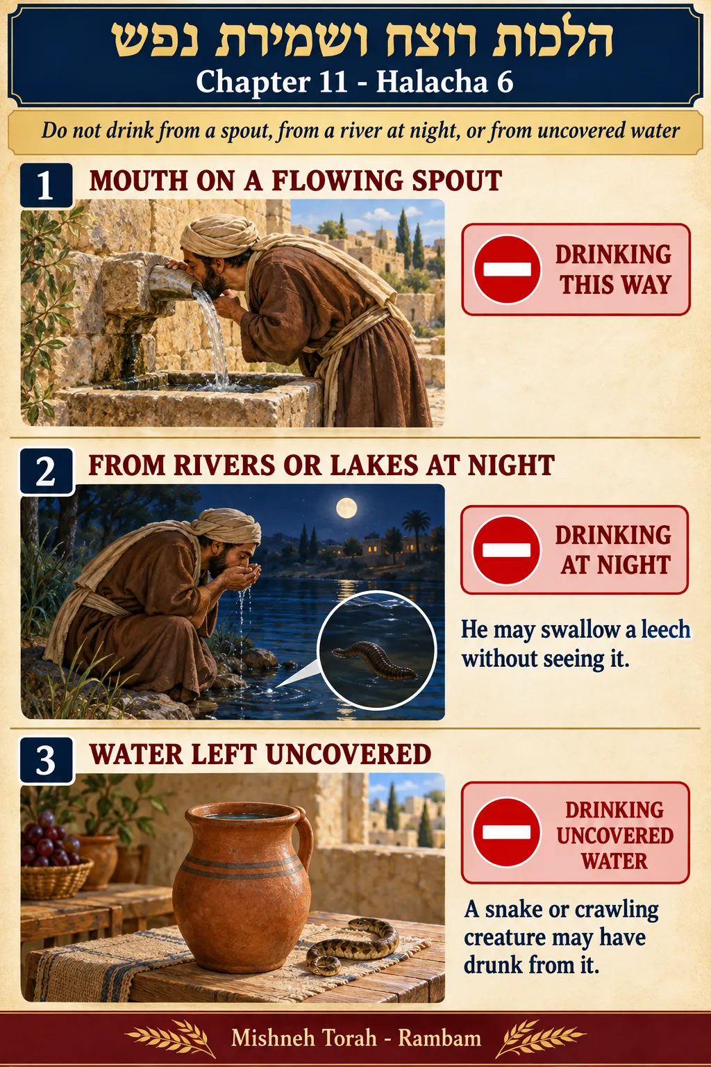 Infographic for halacha 11:6