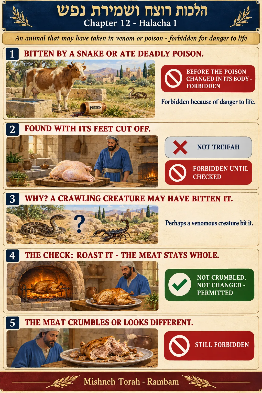 Infographic for halacha 12:1