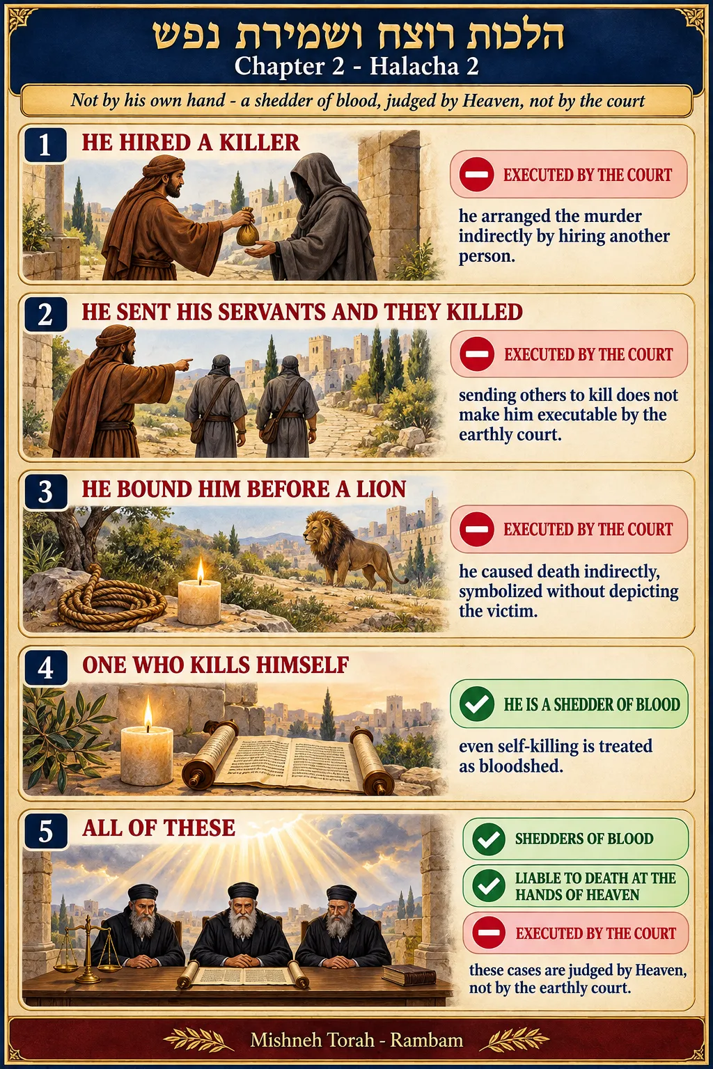Infographic for halacha 2:2