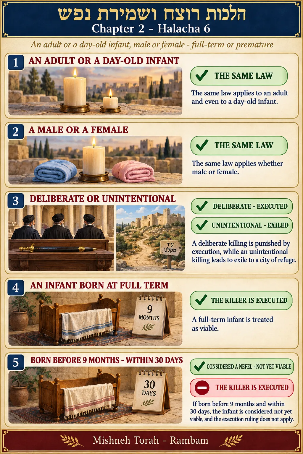 Infographic for halacha 2:6