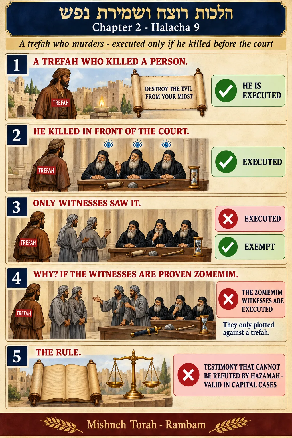 Infographic for halacha 2:9