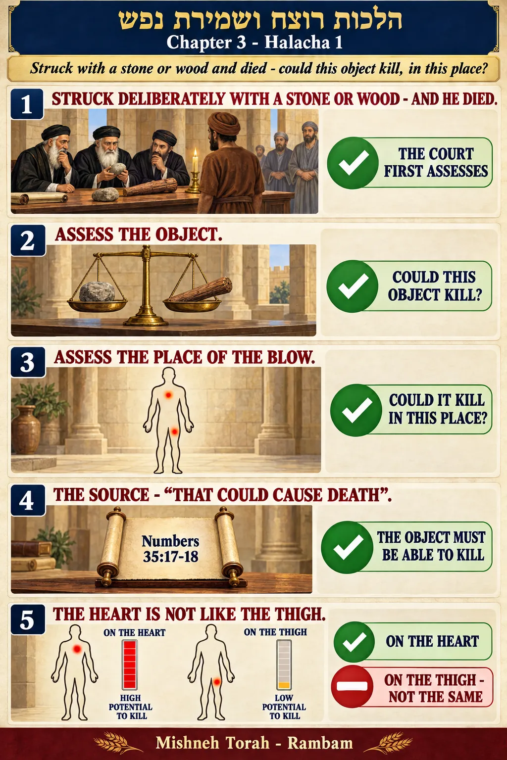 Infographic for halacha 3:1