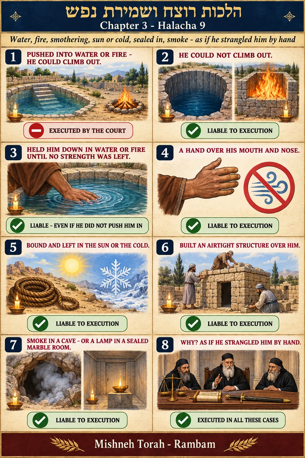 Infographic for halacha 3:9