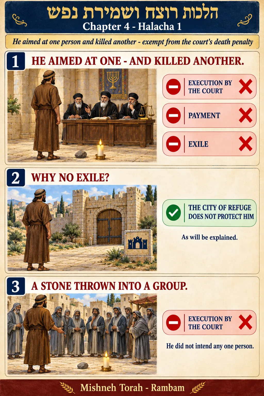 Infographic for halacha 4:1