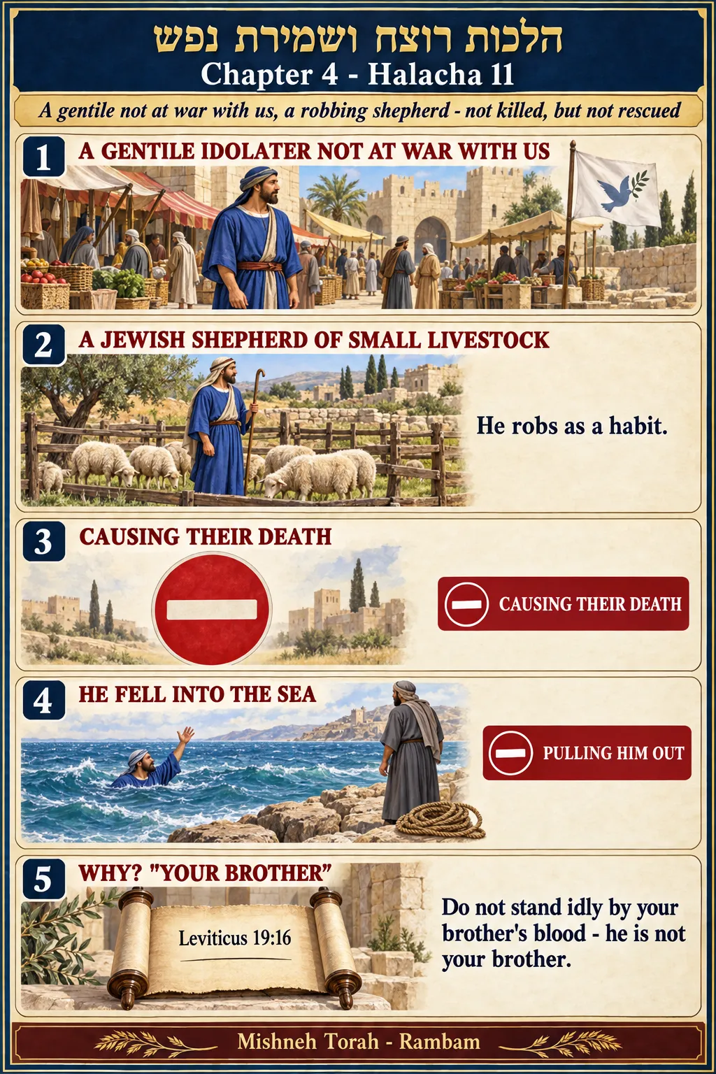 Infographic for halacha 4:11