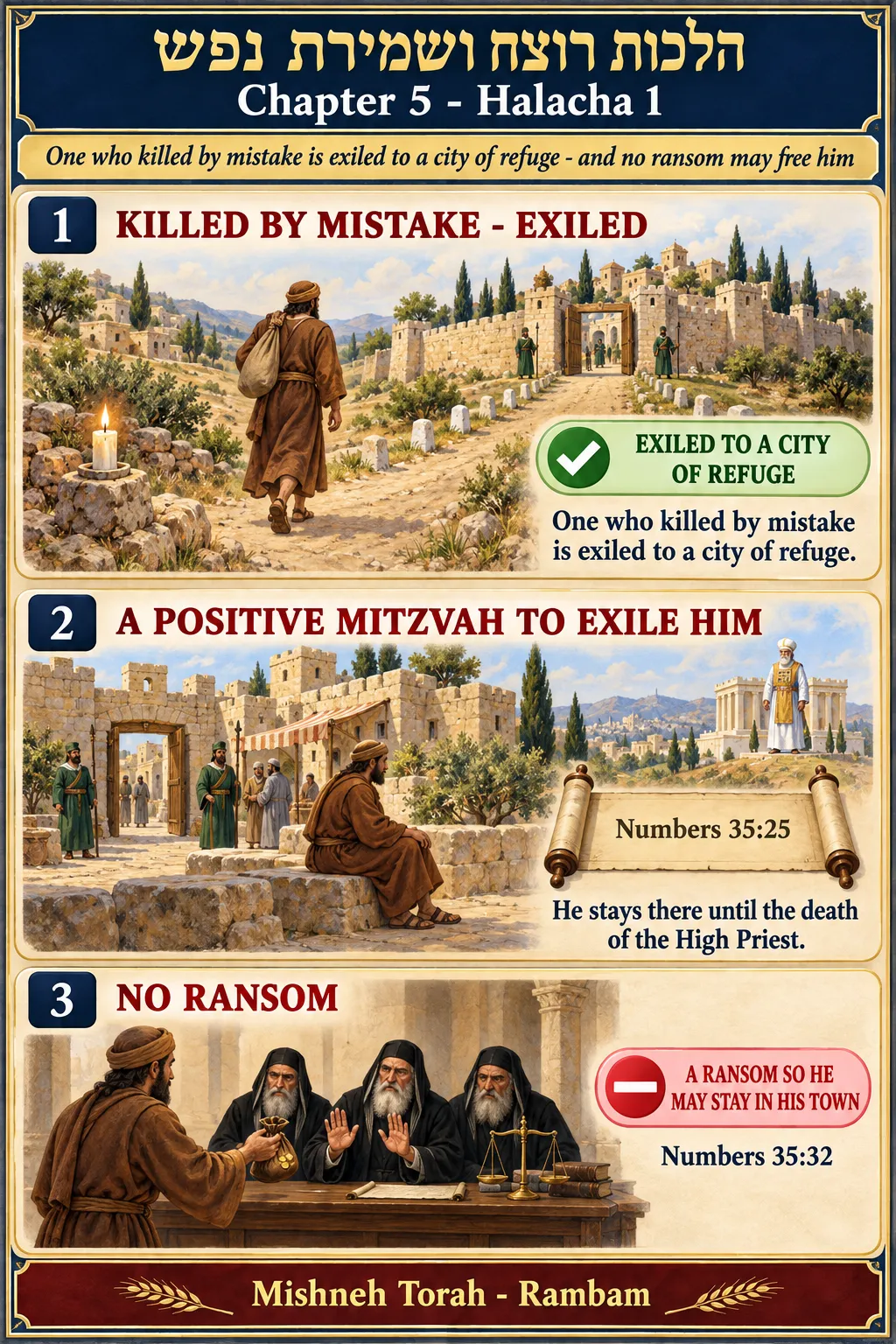Infographic for halacha 5:1