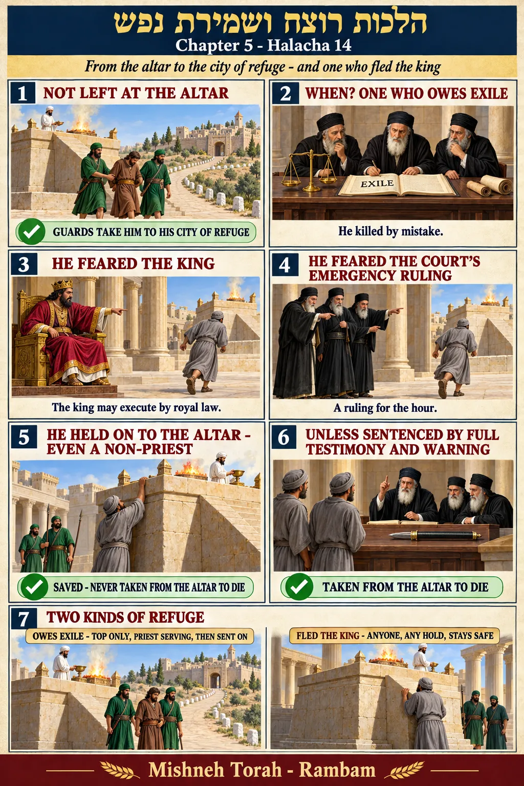 Infographic for halacha 5:14