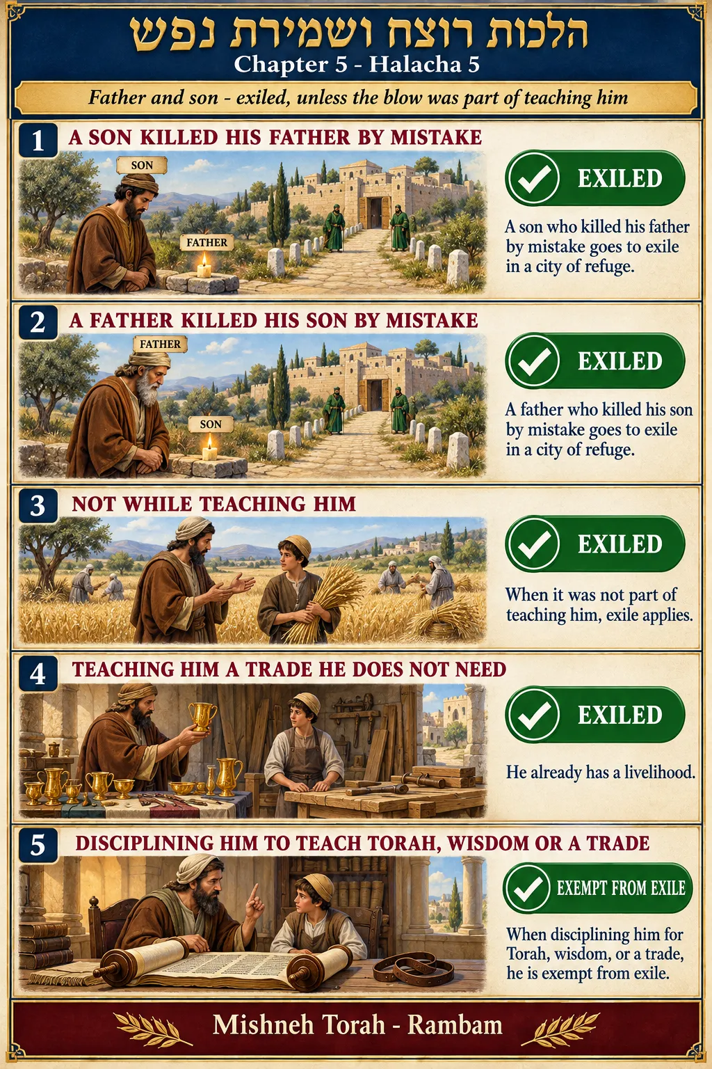Infographic for halacha 5:5