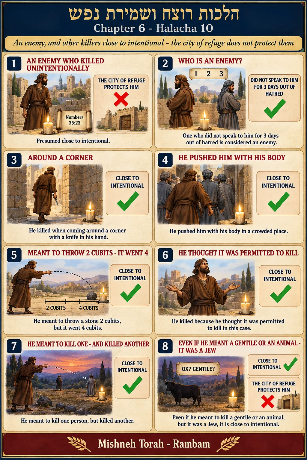 Infographic for halacha 6:10