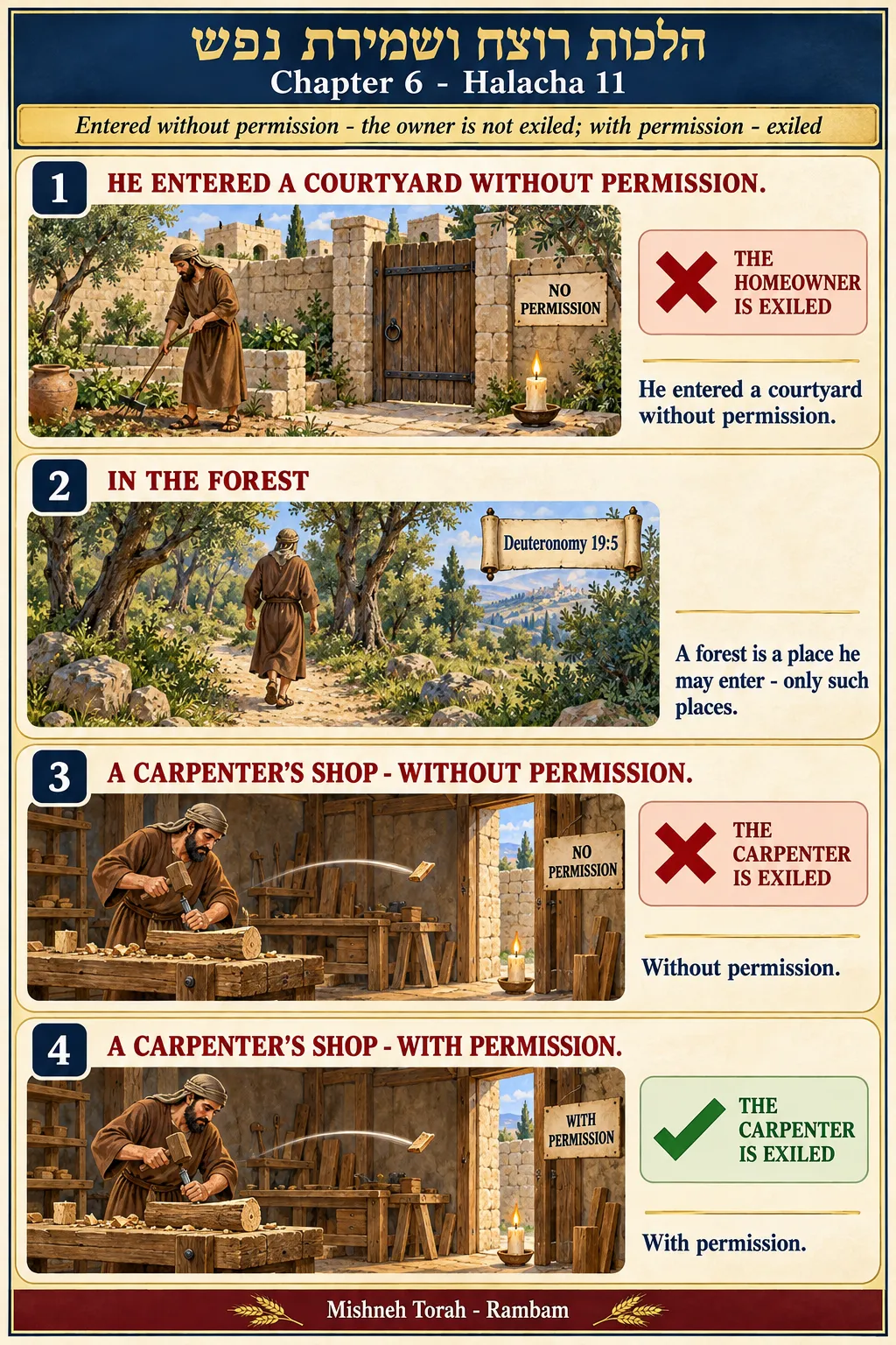 Infographic for halacha 6:11