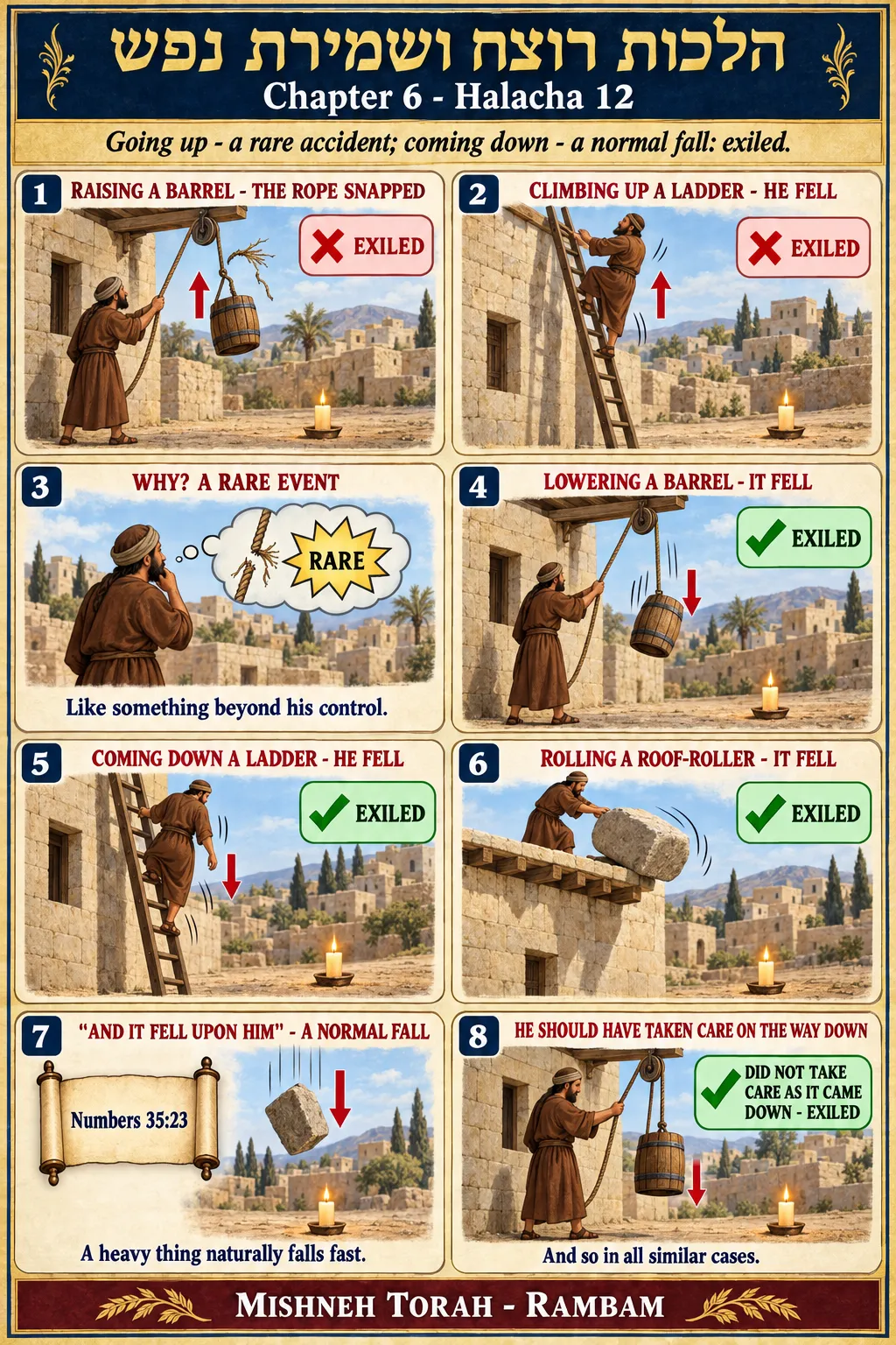 Infographic for halacha 6:12