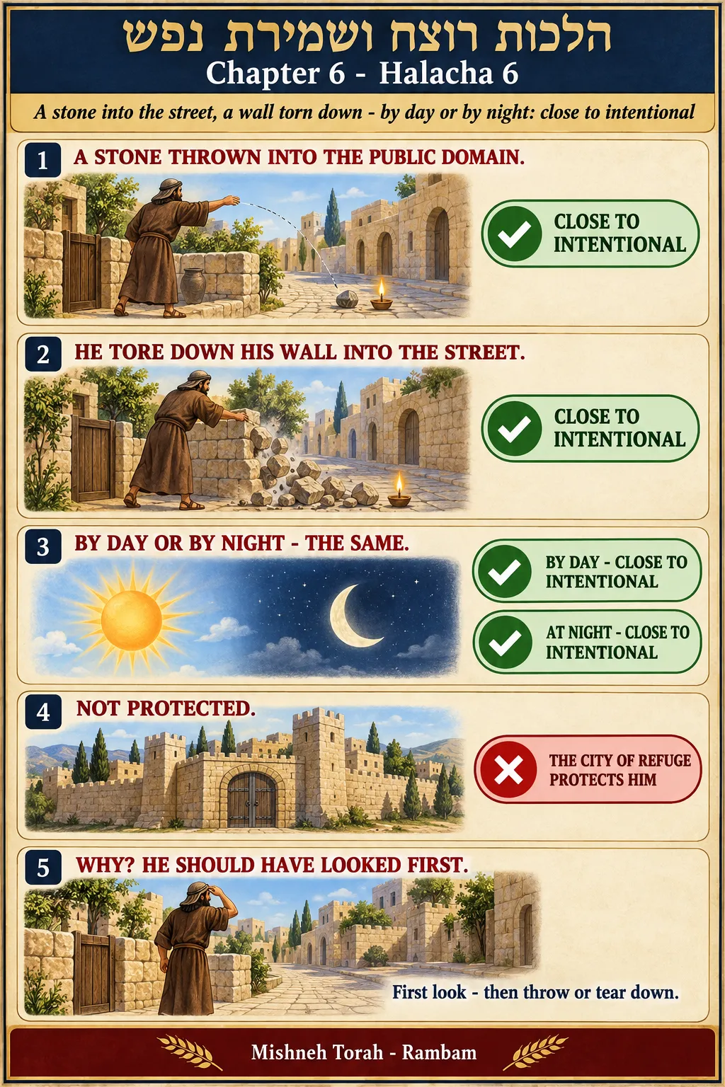 Infographic for halacha 6:6