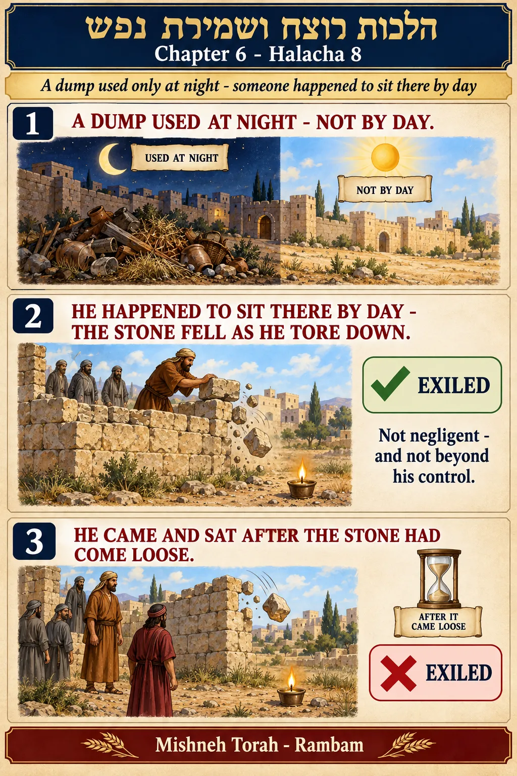 Infographic for halacha 6:8