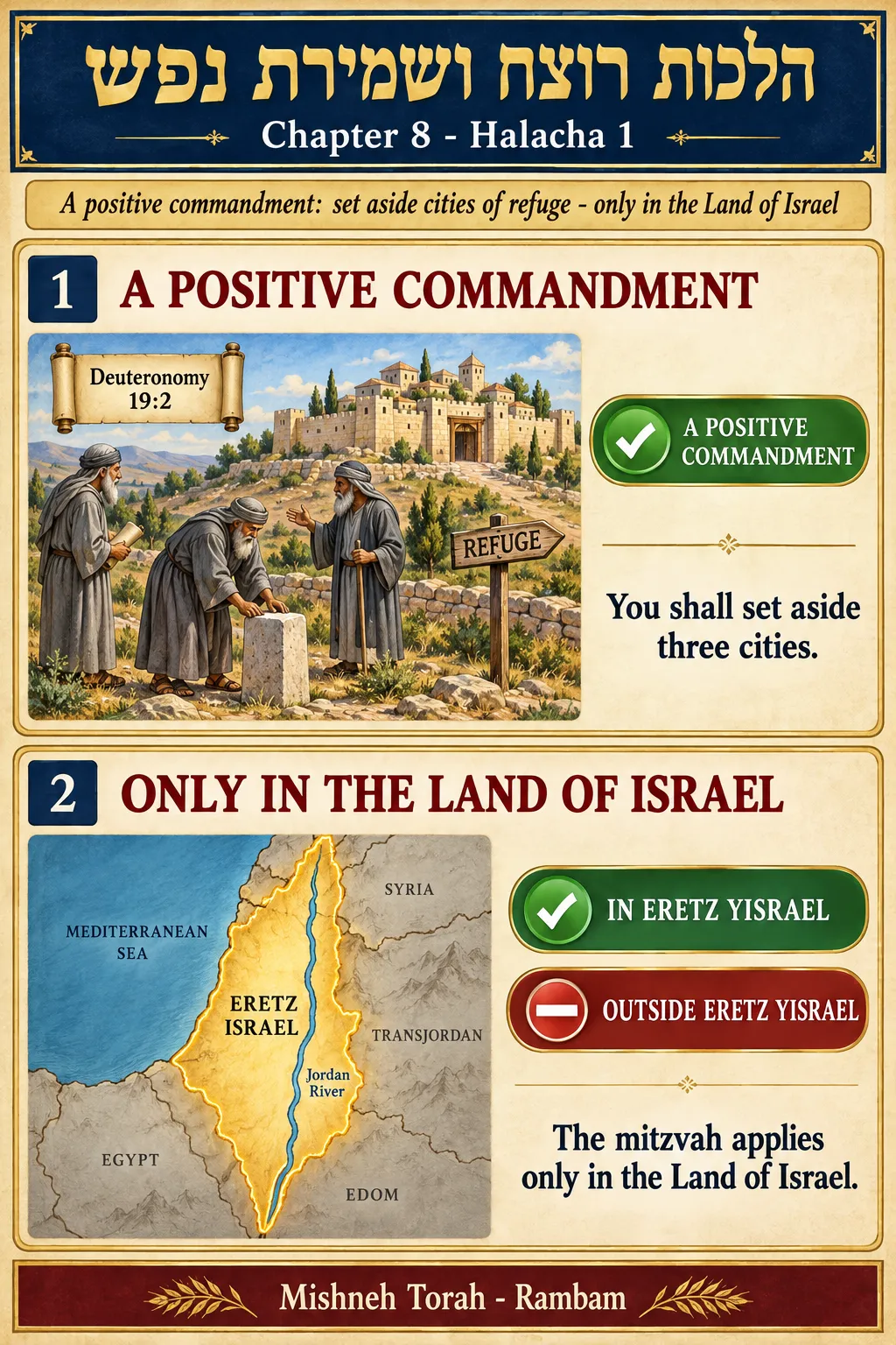 Infographic for halacha 8:1