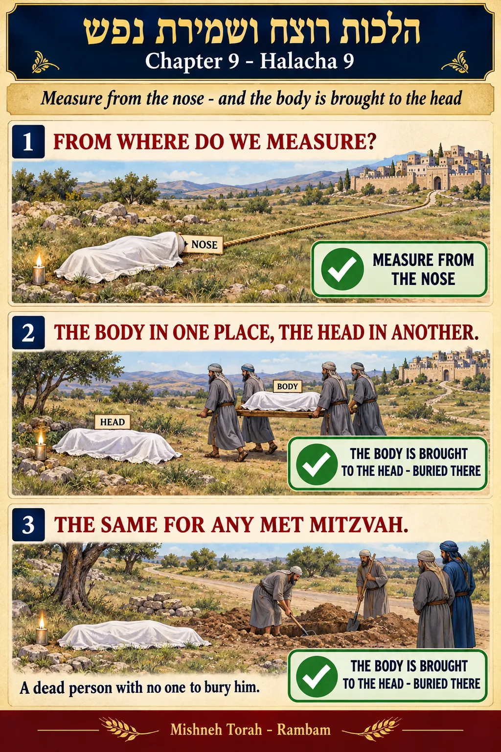 Infographic for halacha 9:9