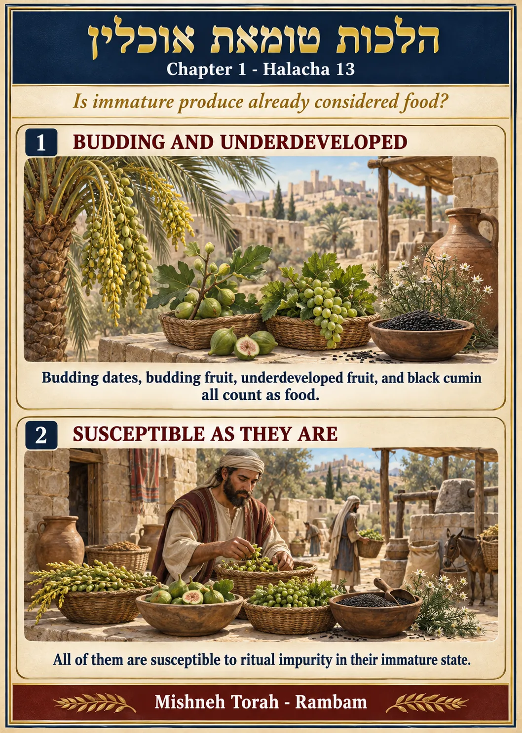 Infographic for halacha 1:13