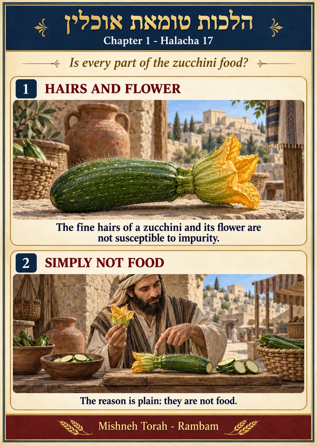 Infographic for halacha 1:17