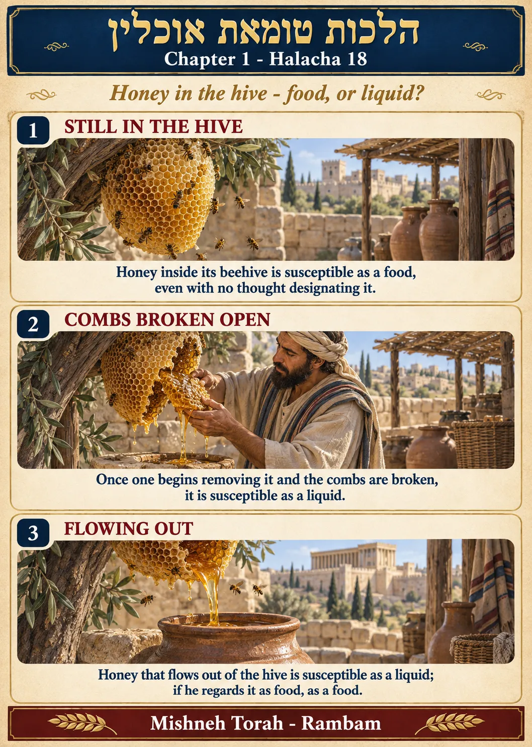 Infographic for halacha 1:18