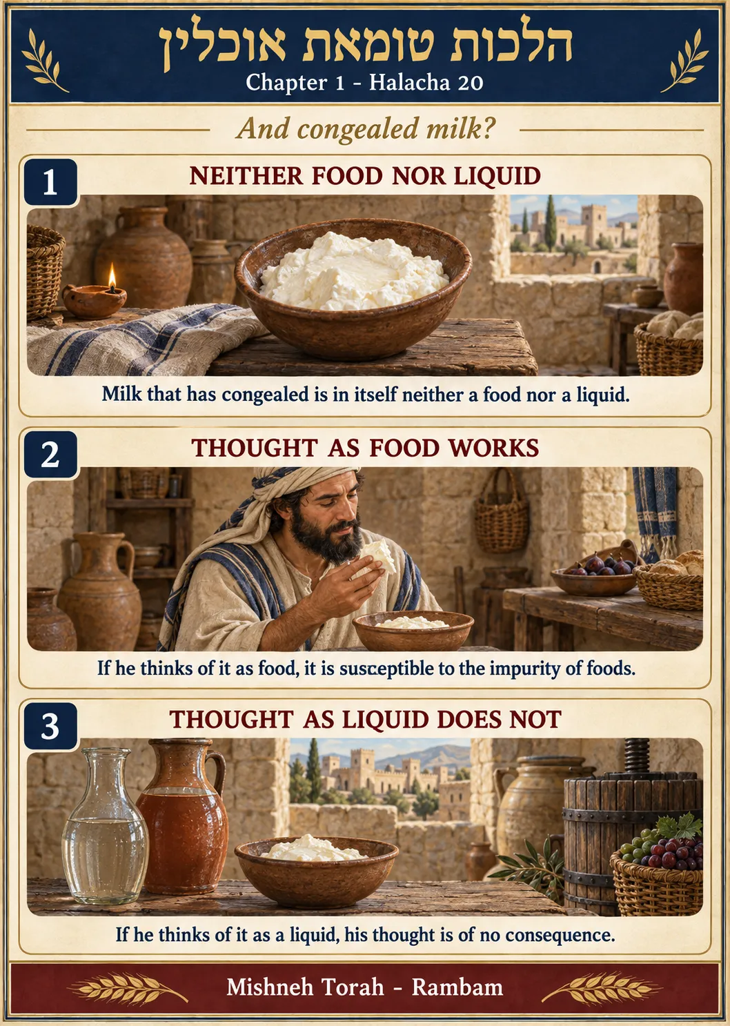 Infographic for halacha 1:20