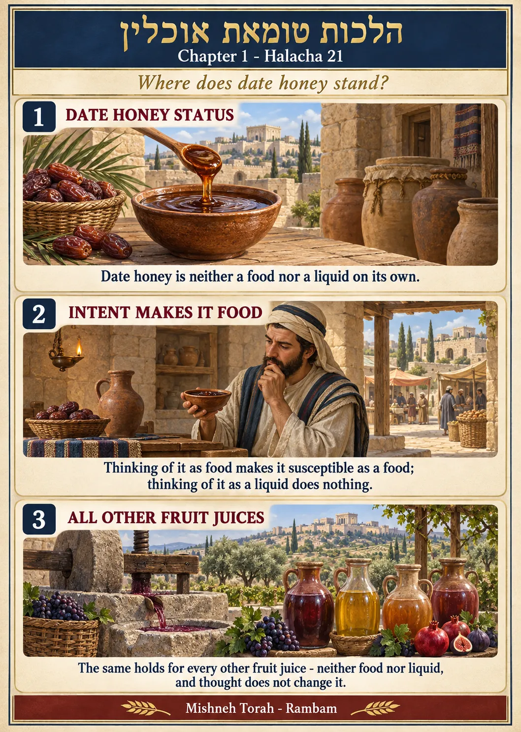 Infographic for halacha 1:21