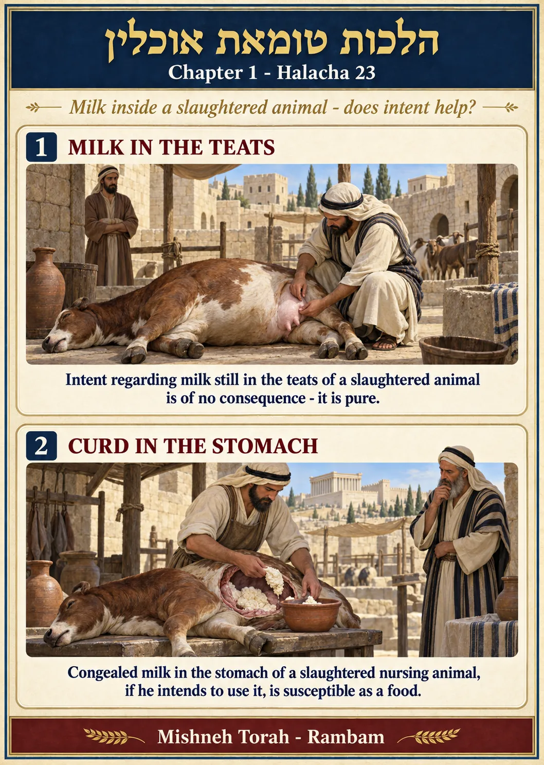Infographic for halacha 1:23
