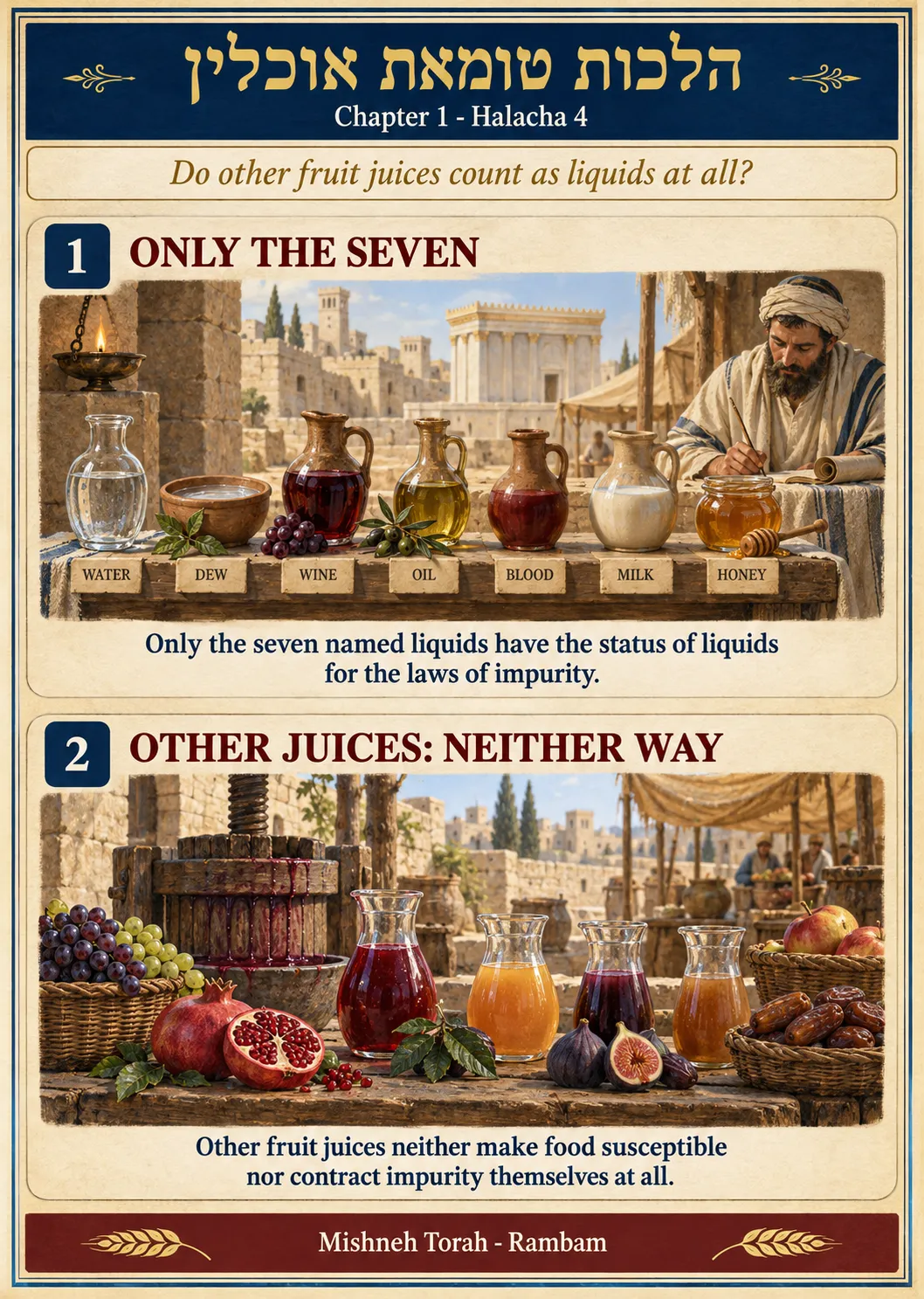 Infographic for halacha 1:4