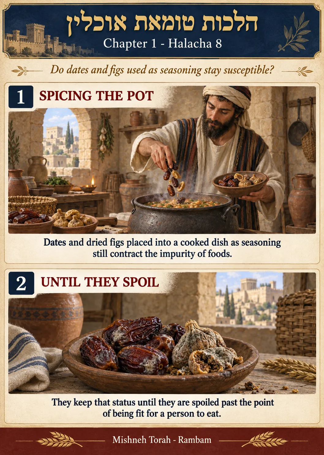 Infographic for halacha 1:8