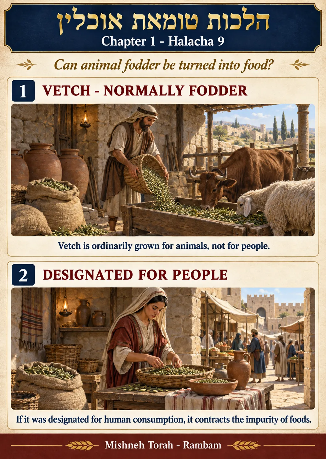Infographic for halacha 1:9
