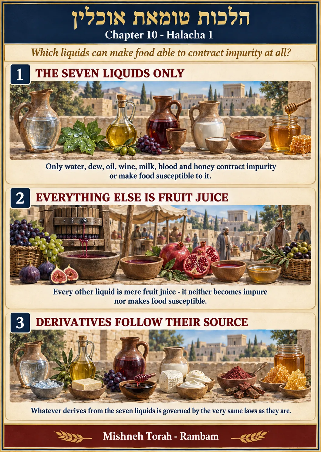 Infographic for halacha 10:1