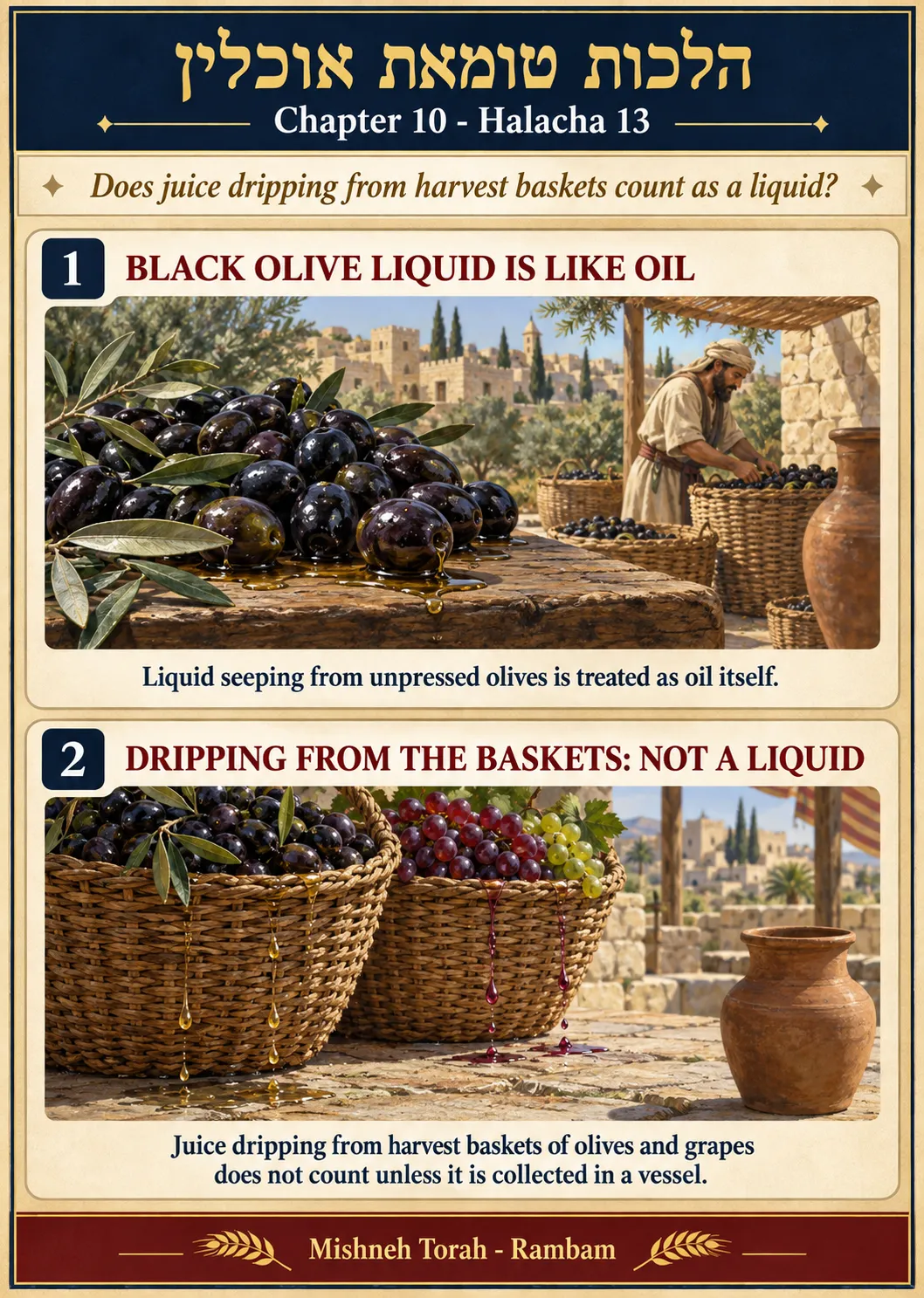 Infographic for halacha 10:13