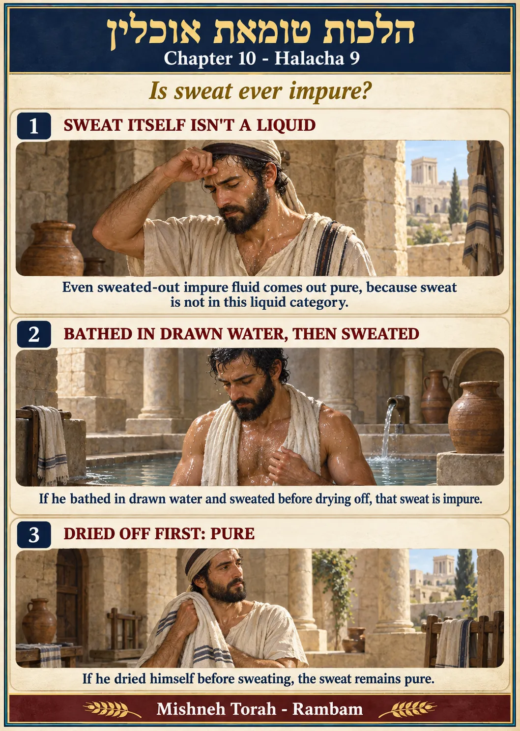 Infographic for halacha 10:9