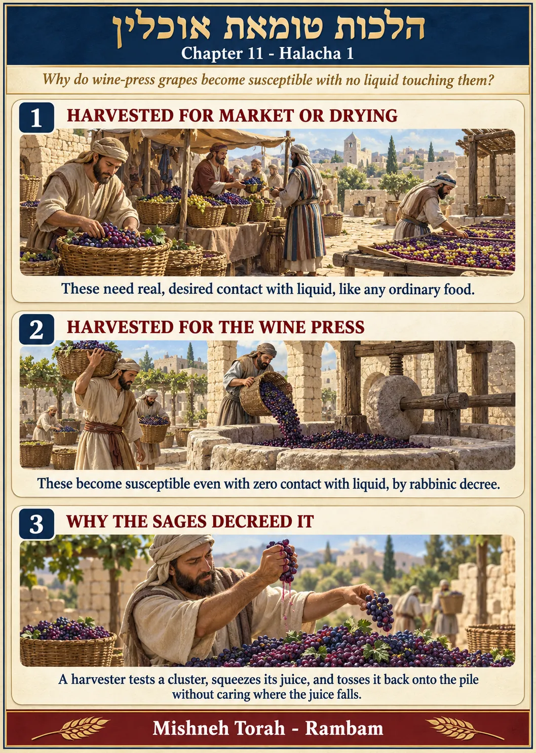 Infographic for halacha 11:1
