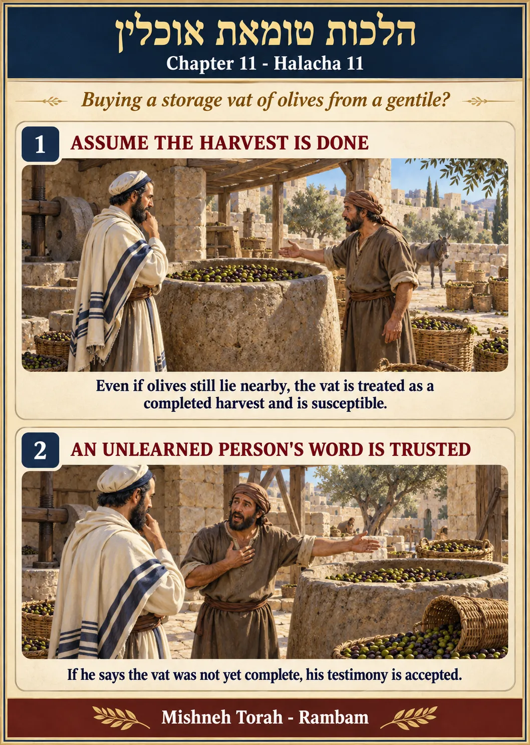 Infographic for halacha 11:11