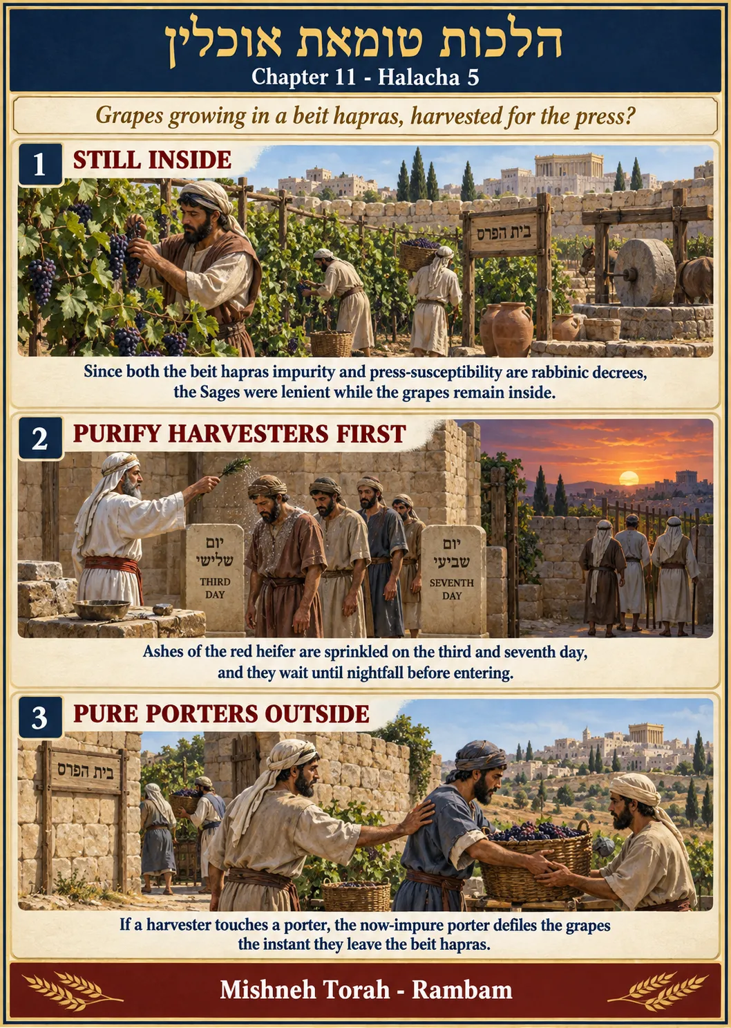 Infographic for halacha 11:5