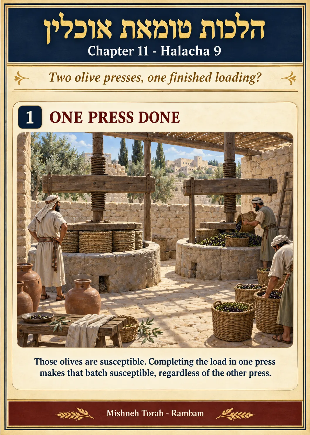Infographic for halacha 11:9