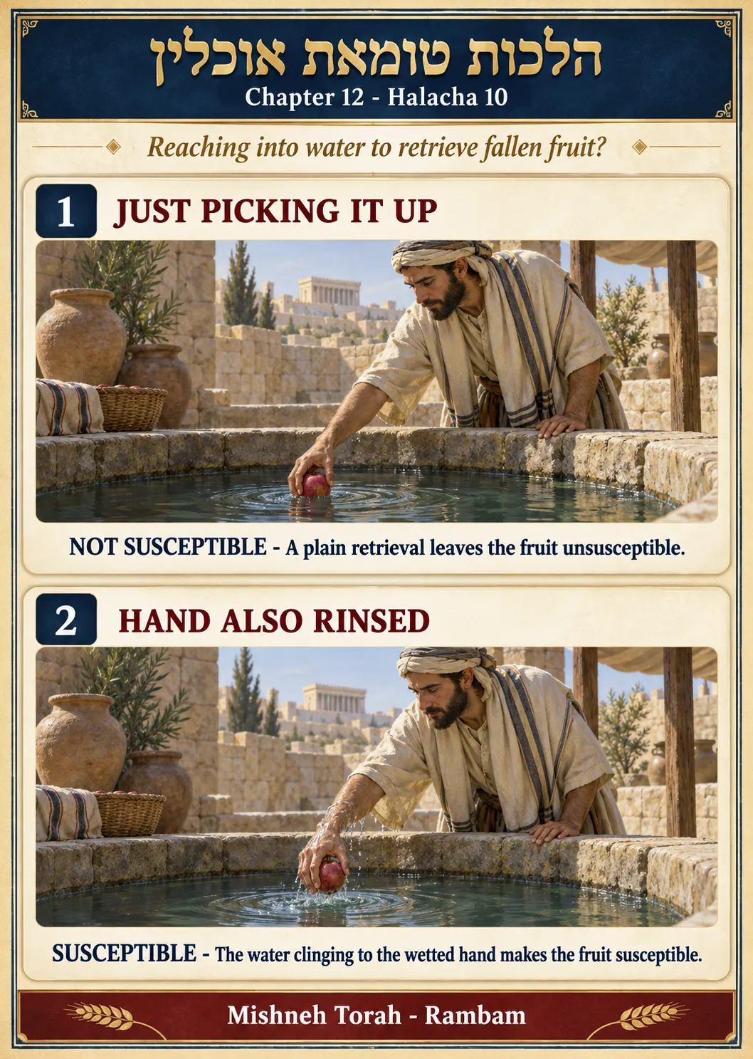 Infographic for halacha 12:10