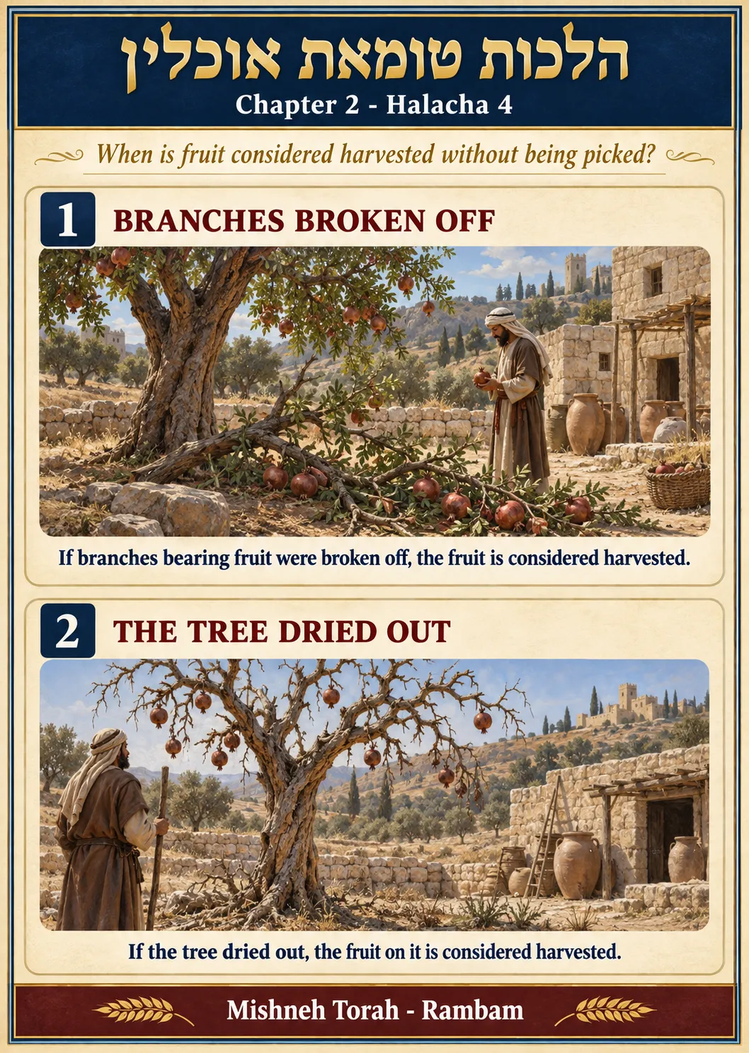 Infographic for halacha 2:4