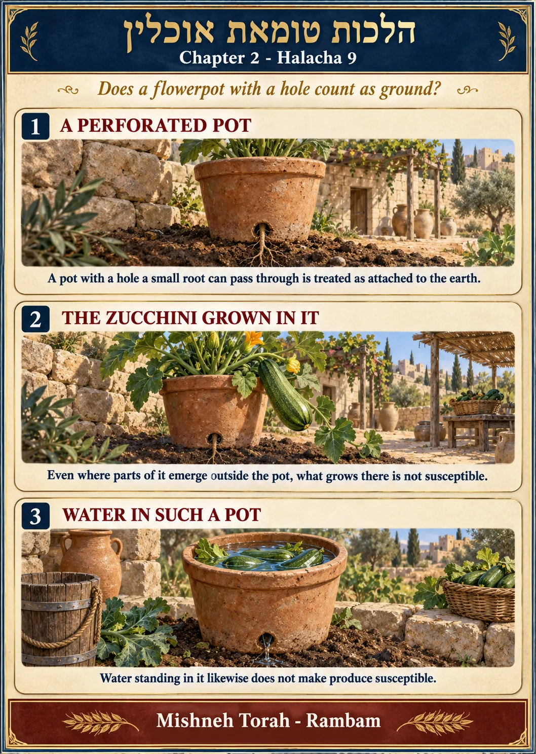 Infographic for halacha 2:9