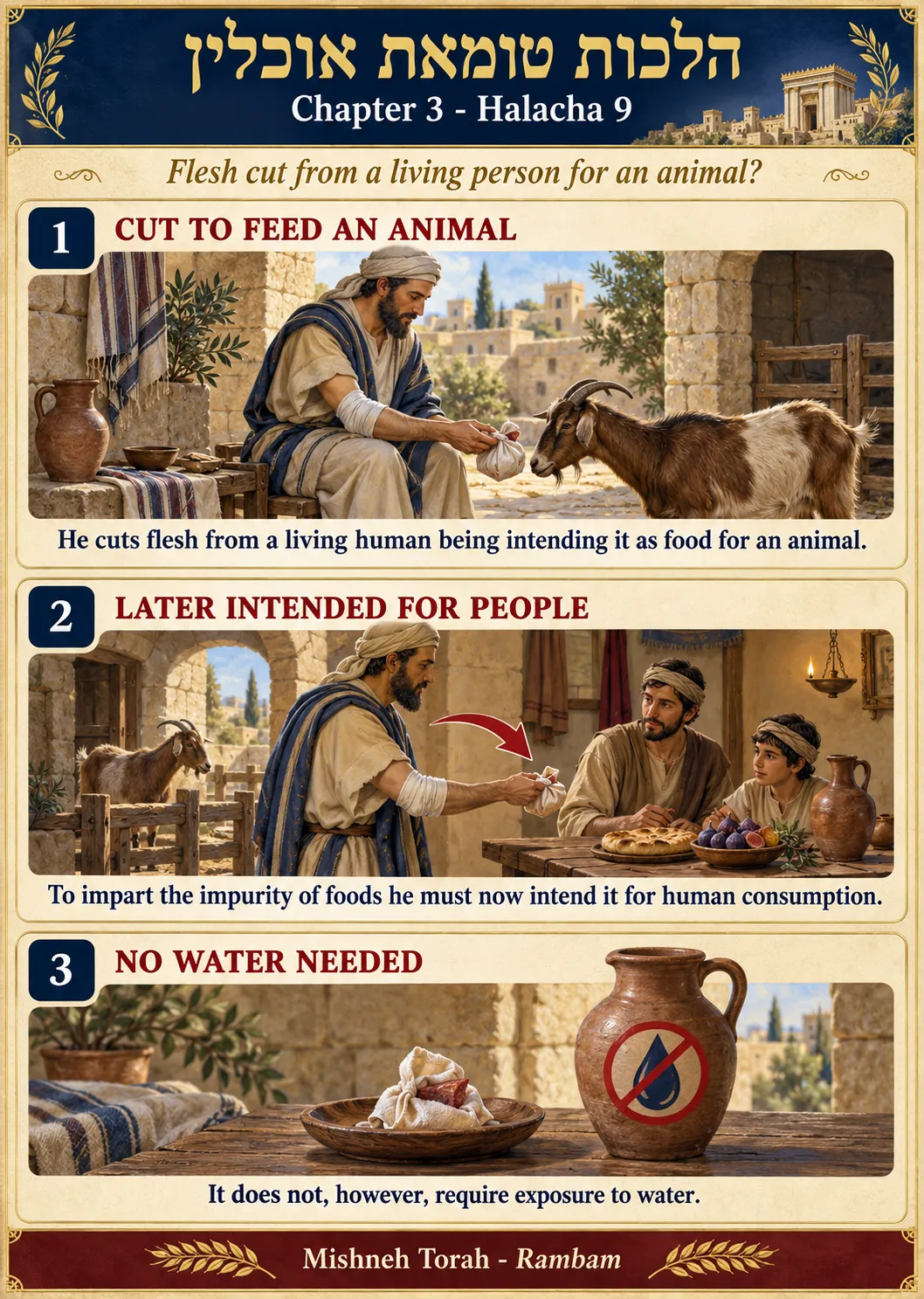Infographic for halacha 3:9
